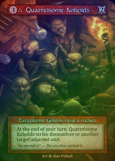 【FOIL】[Fire] Quarrelsome Kobolds [beta-Exceptional]